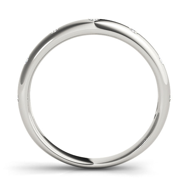 Wedding Band Bezel Set