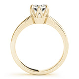 Modern Tulip Solitaire Ring - Image 8