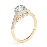Twisted Halo Diamond Ring - Image 5