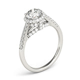 Twisted Halo Diamond Ring - Image 4