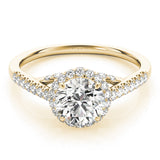 Twisted Halo Diamond Ring - Image 8