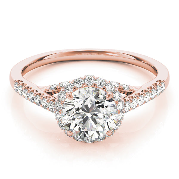 Twisted Halo Diamond Ring - Image 9