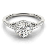 Twisted Halo Diamond Ring - Image 7