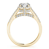 Twisted Halo Diamond Ring - Image 11