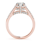 Twisted Halo Diamond Ring - Image 12