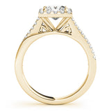 Twisted Halo Princess-Cut Ring - Image 8