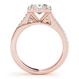 Twisted Halo Princess-Cut Ring - Image 9