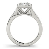 Twisted Halo Princess-Cut Ring - Image 7