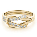 Knotted Diamond Ring - Image 7