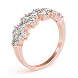 Cluster Diamond Wedding Band - Image 8