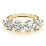 Cluster Diamond Wedding Band - Image 9