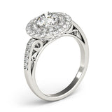 Radiant Halo Diamond Ring - Image 3