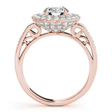 Radiant Halo Diamond Ring - Image 5