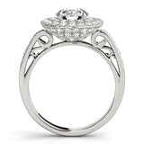 Radiant Halo Diamond Ring - Image 6