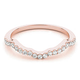 Split Shank Diamond Wedding Band 1/2ct - Image 5