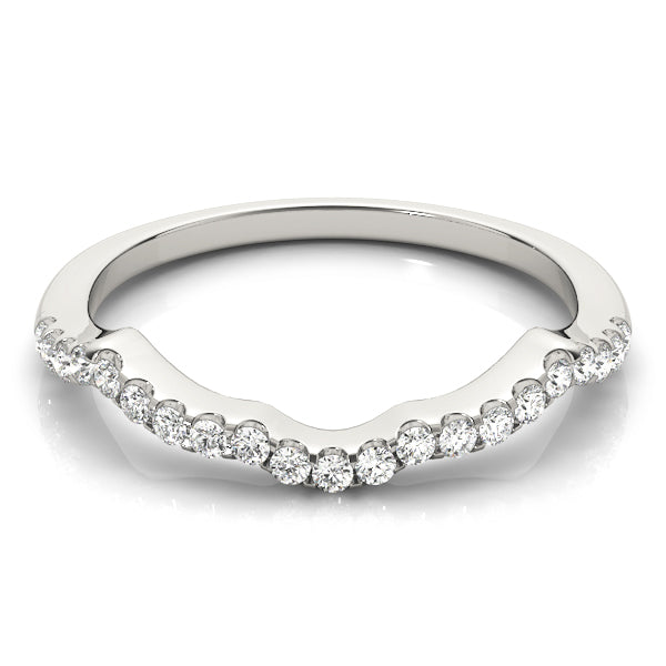 Split Shank Diamond Wedding Band 1/2ct - Image 6