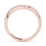 Split Shank Diamond Wedding Band 1/2ct - Image 8