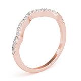 Split Shank Diamond Wedding Band 1/2ct - Image 11