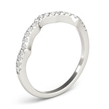 Split Shank Diamond Wedding Band 1/2ct - Image 12