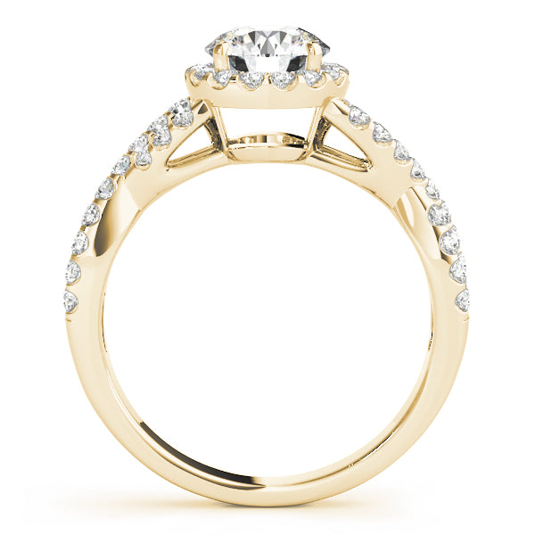 Entwined Diamond Ring with Split Shank 1 ct - Image 8
