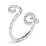 Whimsical Swirl Diamond Ring - Image 2