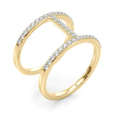 Double Bar Diamond Ring - Image 6