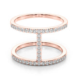 Double Bar Diamond Ring - Image 9