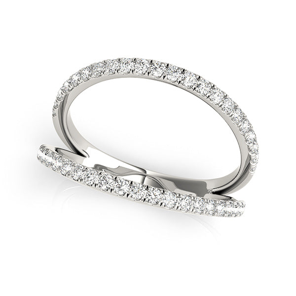 Double Row Diamond Fashion Ring