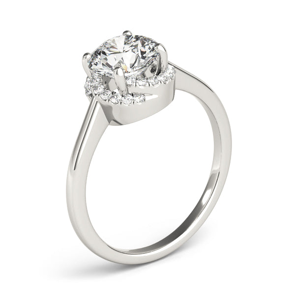 Double Halo Diamond Ring Complete 2 carats Center Diamond - Image 5