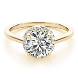 Double Halo Diamond Ring Complete 2 carats Center Diamond - Image 7