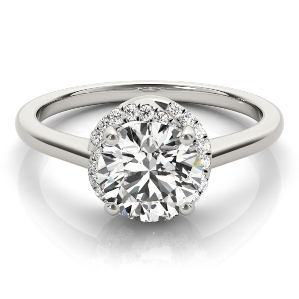 Double Halo Diamond Ring Complete 2 carats Center Diamond - Image 9