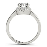 Double Halo Diamond Ring Complete 2 carats Center Diamond - Image 12