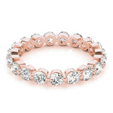 Elegant Full Eternity Round Diamond Band - Image 4