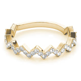 Zigzag Diamond Eternity Band - Image 17