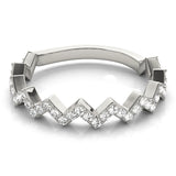 Zigzag Diamond Eternity Band - Image 9