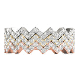 Zigzag Diamond Eternity Band - Image 14