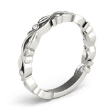 Diamond Leaf Eternity Band - Image 6