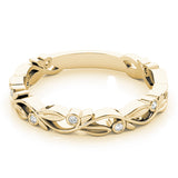 Diamond Leaf Eternity Band - Image 7