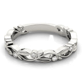 Diamond Leaf Eternity Band - Image 13