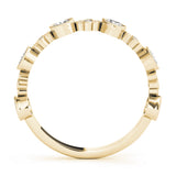 Floral-Inspired Diamond Wedding Band - Image 16