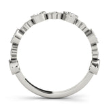 Floral-Inspired Diamond Wedding Band - Image 18