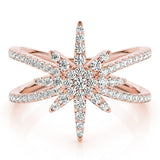 Starburst Diamond Ring - Image 8