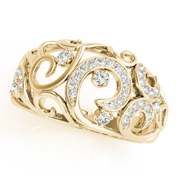 Filigree Diamond Ring