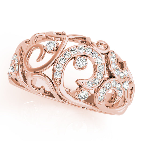 Filigree Diamond Ring