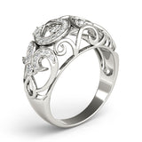Filigree Diamond Ring - Image 5