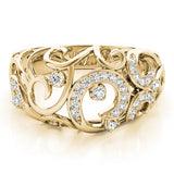 Filigree Diamond Ring - Image 7