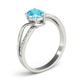Oval Engagement Ring - Image 4