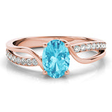 Oval Engagement Ring - Image 23