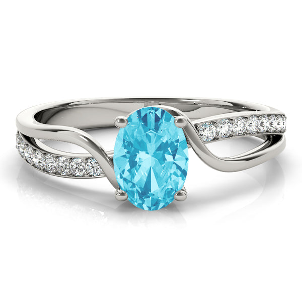 Oval Engagement Ring - Image 6
