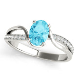 Oval Engagement Ring - Image 13